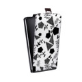 Дизайнерский вертикальный чехол-книжка для HTC One X10 Черно-белые тенденции