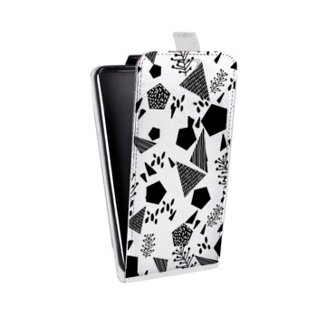 Дизайнерский вертикальный чехол-книжка для LG G5 Черно-белые тенденции (на заказ)