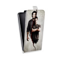 Дизайнерский вертикальный чехол-книжка для HTC Desire 516 Сверхъестественное