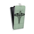 Дизайнерский вертикальный чехол-книжка для HTC Desire 601 Доктор Хаус