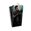 Дизайнерский вертикальный чехол-книжка для HTC Desire 601 Лара Крофт