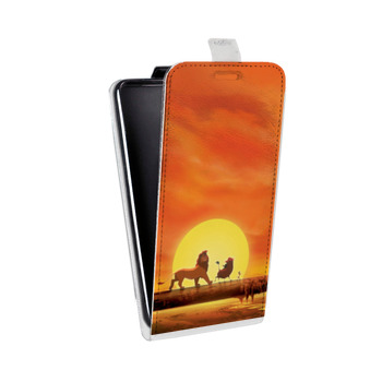 Дизайнерский вертикальный чехол-книжка для Sony Xperia Z3 Король лев (на заказ)