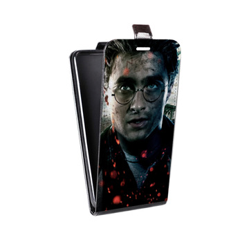 Дизайнерский вертикальный чехол-книжка для Iphone 7 Гарри Поттер (на заказ)