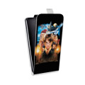 Дизайнерский вертикальный чехол-книжка для HTC Desire 400 Гарри Поттер