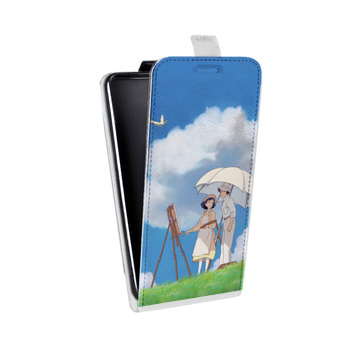 Дизайнерский вертикальный чехол-книжка для Samsung Galaxy S6 Edge Аниме (на заказ)