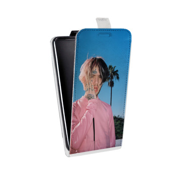 Дизайнерский вертикальный чехол-книжка для Iphone 5s  Lil Peep (на заказ)