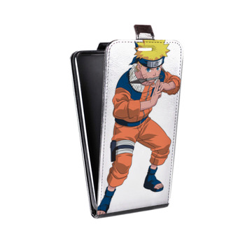 Дизайнерский вертикальный чехол-книжка для Iphone 7 Наруто (на заказ)