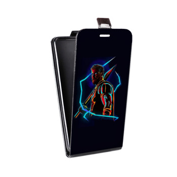 Дизайнерский вертикальный чехол-книжка для Samsung Galaxy S8 Plus Неоновые супергерои (на заказ)