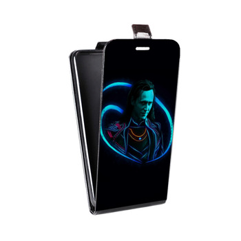 Дизайнерский вертикальный чехол-книжка для Samsung Galaxy Note 2 Неоновые супергерои (на заказ)