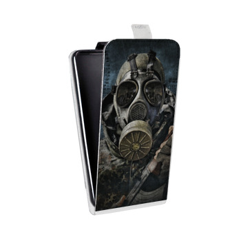 Дизайнерский вертикальный чехол-книжка для Samsung Galaxy Mega 6.3 Сталкер (на заказ)