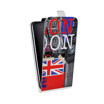 Дизайнерский вертикальный чехол-книжка для Alcatel One Touch Pop D5 Дух Лондона (на заказ)