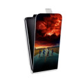 Дизайнерский вертикальный чехол-книжка для Samsung Galaxy Grand Очень странные дела