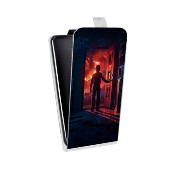 Дизайнерский вертикальный чехол-книжка для Sony Xperia Z3 Очень странные дела (на заказ)