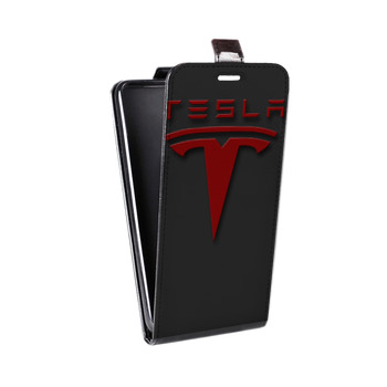 Дизайнерский вертикальный чехол-книжка для Alcatel One Touch Pop D5 Tesla (на заказ)