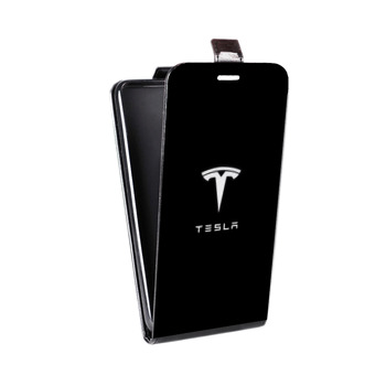 Дизайнерский вертикальный чехол-книжка для Alcatel One Touch Pop D5 Tesla (на заказ)