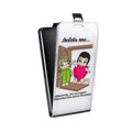Дизайнерский вертикальный чехол-книжка для LG Optimus G2 любовь это...