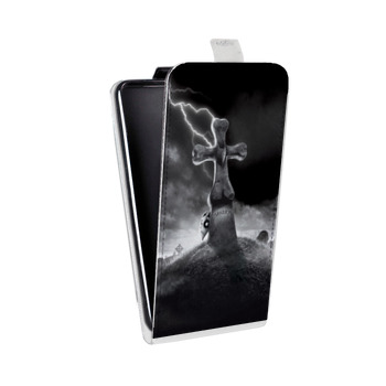 Дизайнерский вертикальный чехол-книжка для BlackBerry KEY2 Хэллоуин (на заказ)