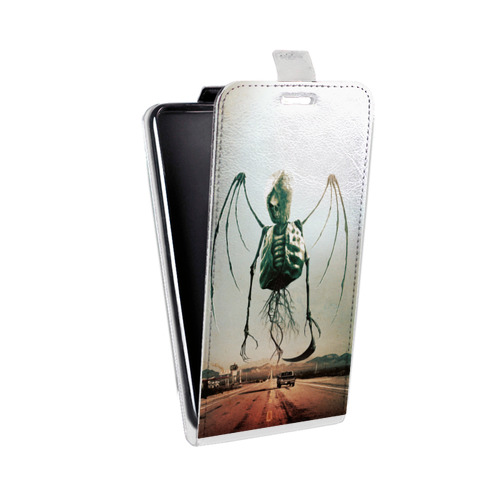 Дизайнерский вертикальный чехол-книжка для HTC Desire 601 Хэллоуин