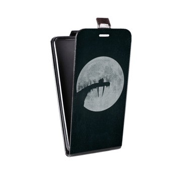 Дизайнерский вертикальный чехол-книжка для Iphone 7 Хэллоуин (на заказ)