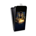 Дизайнерский вертикальный чехол-книжка для HTC Desire 601 Черная Пантера