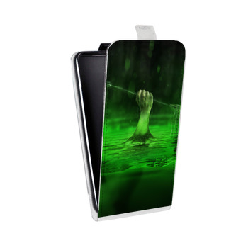 Дизайнерский вертикальный чехол-книжка для Samsung Galaxy J2 (2018) стрела  (на заказ)