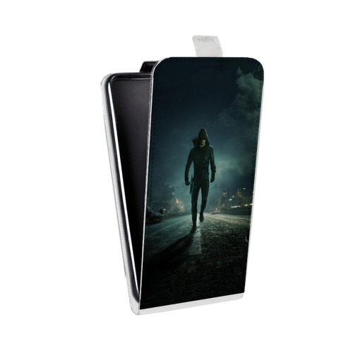 Дизайнерский вертикальный чехол-книжка для LG Q6 стрела 