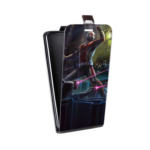 Дизайнерский вертикальный чехол-книжка для Samsung Galaxy Grand Человек-муравей и Оса
