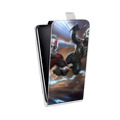 Дизайнерский вертикальный чехол-книжка для HTC Desire 601 Человек-муравей и Оса