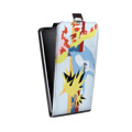 Дизайнерский вертикальный чехол-книжка для LG X Style Покемоны
