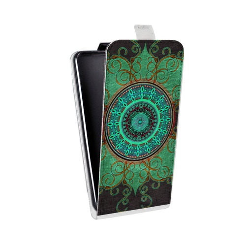Дизайнерский вертикальный чехол-книжка для HTC Desire 601 Непальская мандала