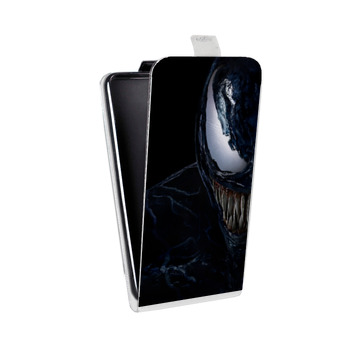 Дизайнерский вертикальный чехол-книжка для Samsung Galaxy Core Lite Веном (на заказ)