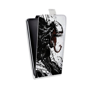 Дизайнерский вертикальный чехол-книжка для Sony Xperia XA Веном (на заказ)