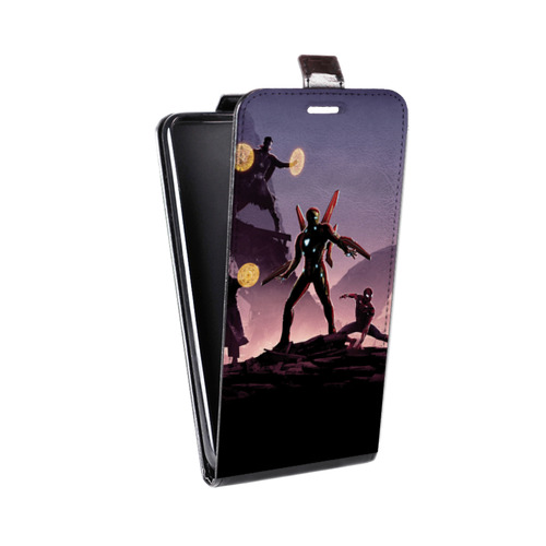 Дизайнерский вертикальный чехол-книжка для Iphone 5c Мстители: Война бесконечности