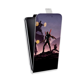 Дизайнерский вертикальный чехол-книжка для Huawei Honor 8 Мстители: Война бесконечности (на заказ)