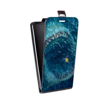 Дизайнерский вертикальный чехол-книжка для Samsung Galaxy S6 Edge Мег: Монстр глубины (на заказ)