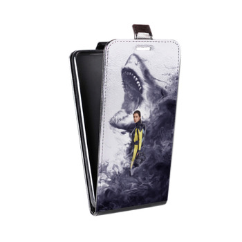 Дизайнерский вертикальный чехол-книжка для Samsung Galaxy S8 Plus Мег: Монстр глубины (на заказ)