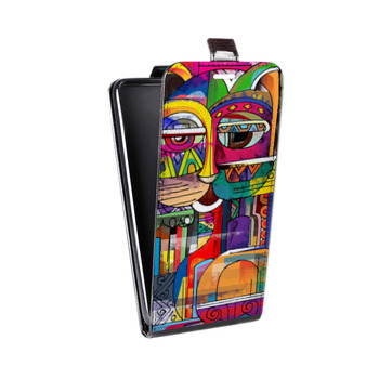 Дизайнерский вертикальный чехол-книжка для Samsung Galaxy S8 Plus Коты Пикассо (на заказ)