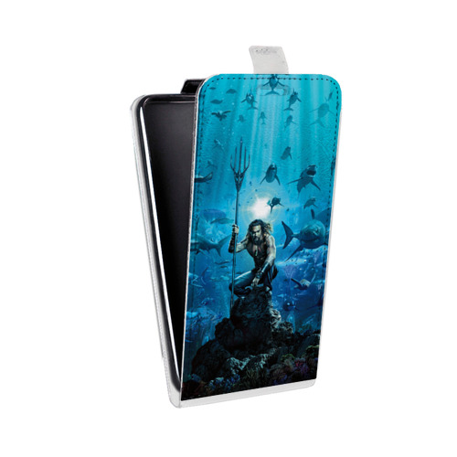 Дизайнерский вертикальный чехол-книжка для HTC Desire 601 Аквамен
