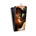Дизайнерский вертикальный чехол-книжка для HTC Desire 400 Как приручить дракона 3