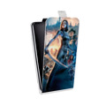 Дизайнерский вертикальный чехол-книжка для HTC Desire 601 Алита : Боевой ангел