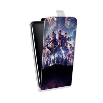 Дизайнерский вертикальный чехол-книжка для Sony Xperia Z3 Мстители: Финал (на заказ)