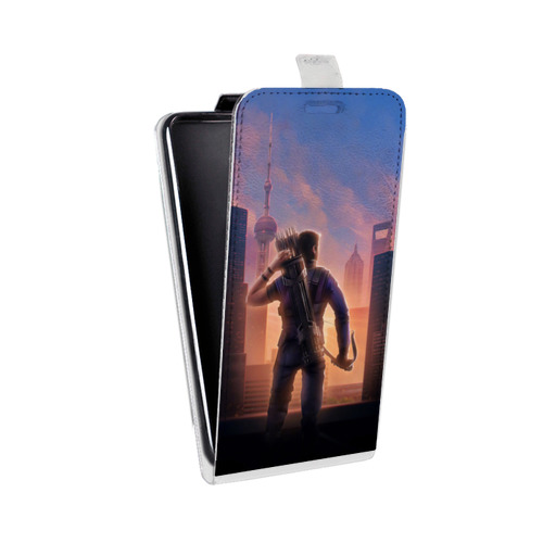 Дизайнерский вертикальный чехол-книжка для HTC Desire 601 Мстители: Финал