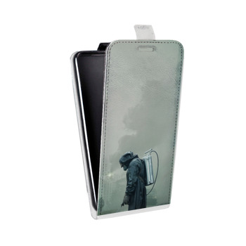 Дизайнерский вертикальный чехол-книжка для Iphone 7 Plus / 8 Plus Чернобыль (на заказ)