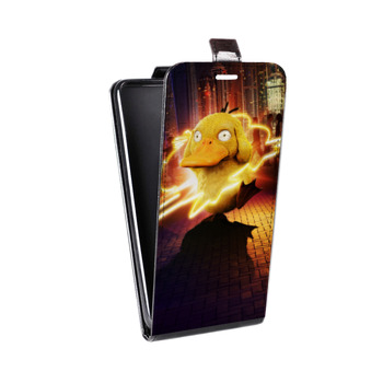 Дизайнерский вертикальный чехол-книжка для Sony Xperia M2 dual Покемон. Детектив Пикачу (на заказ)