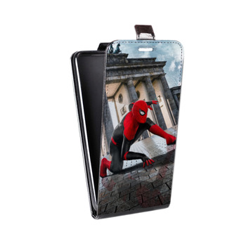 Дизайнерский вертикальный чехол-книжка для Alcatel One Touch Pop D5 Человек-паук: Вдали от дома (на заказ)