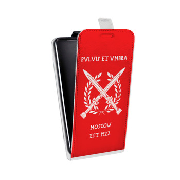 Дизайнерский вертикальный чехол-книжка для LG K7 Red White Fans (на заказ)
