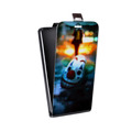 Дизайнерский вертикальный чехол-книжка для Huawei Honor 3x Джокер