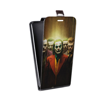 Дизайнерский вертикальный чехол-книжка для Iphone 7 Джокер (на заказ)