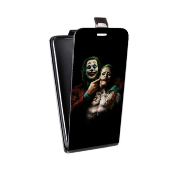 Дизайнерский вертикальный чехол-книжка для Samsung Galaxy S6 Edge Джокер (на заказ)