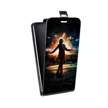 Дизайнерский вертикальный чехол-книжка для Samsung Galaxy S6 Edge Джокер (на заказ)